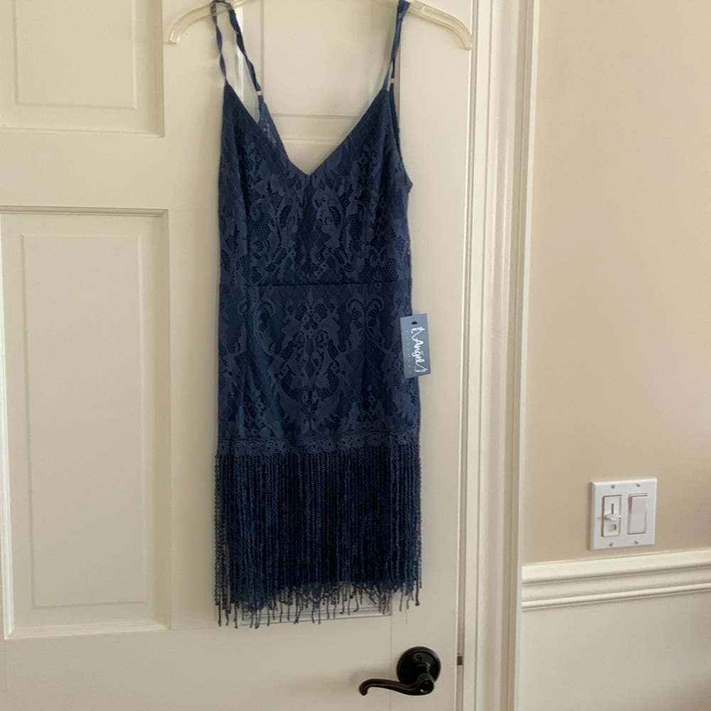 Shimmy mini dress with tags